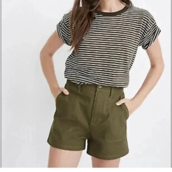 Madewell Camp Shorts - Size Large - Picture 2 of 6